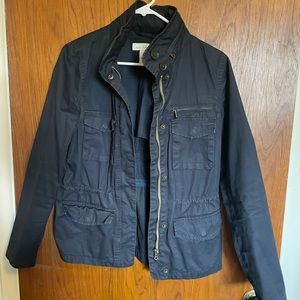 H&M hooded military jacket (navy)